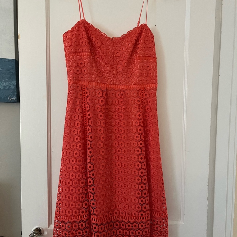 J Crew peach dress size 2